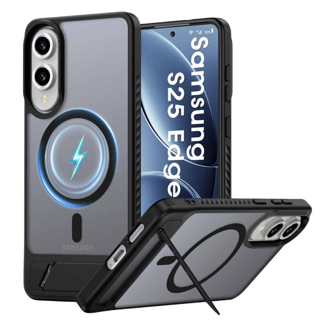 Samsung Galaxy S25 Edge Anti-Slip Shockproof Magnetic Case
