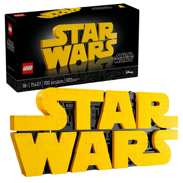 LEGO Star Wars Brick-Built Logo Collectible DIY Model Kit (75407)