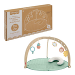 Fisher-Price Wood Baby Playmat Lay & Play Deluxe Activity Gym