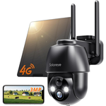 4G LTE Cellular Built-in SIM Card No WiFi Security Camera