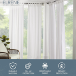 52" x 95" Elrene Home Fashions Matine Weatherproof Curtain Panel