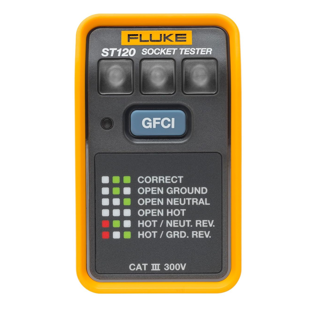 Fluke ST120 GFCI Socket Tester Without Beeper