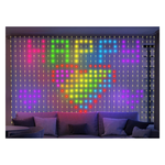 Smart 6' RGB 400 LED Curtain Lights With App & Remote