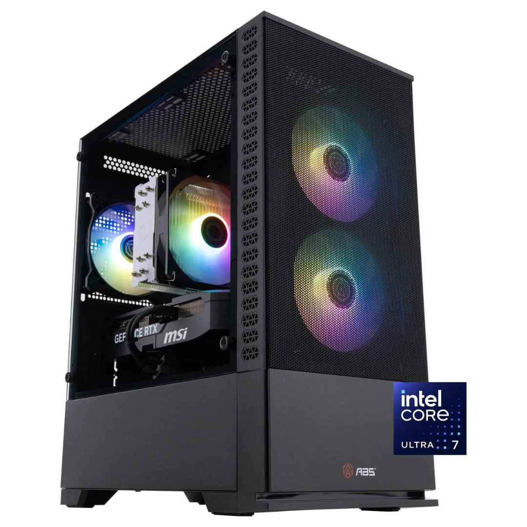 ABS Cyclone Aqua Gaming Desktop (Core Ultra 7 265KF / 32GB RAM / 1TB SSD / 12GB RTX 5070)