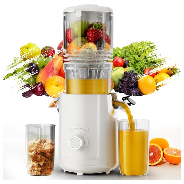 Cold Press Juicer Machine With 5.3" Large Feed Chute