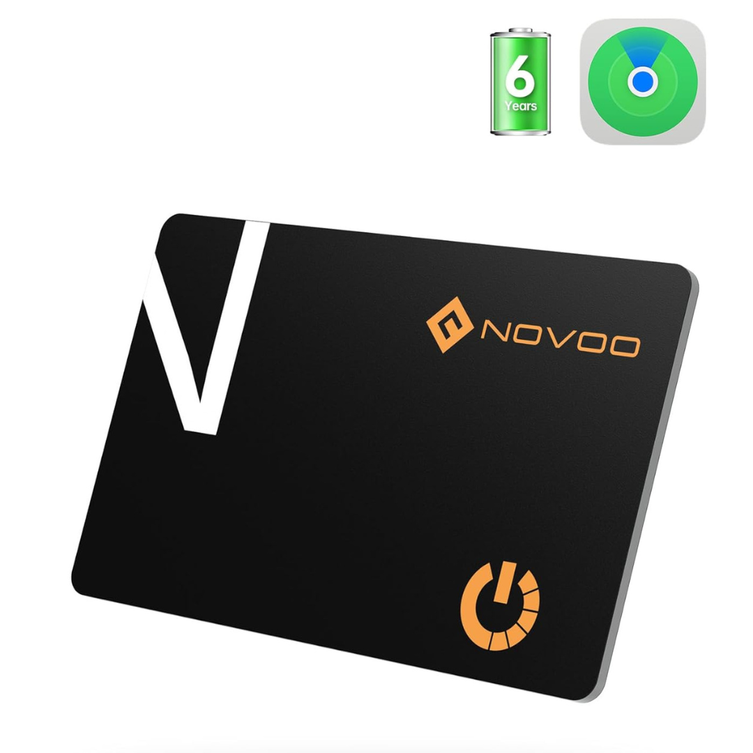 Novoo Air Locator Tag Wallet & Key Tracker Card
