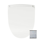 Bio Bidet Slim Two Electric Round Heated Toilet Seat With Warm Water