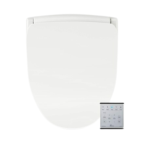 Bio Bidet Slim Two Electric Round Heated Toilet Seat With Warm Water