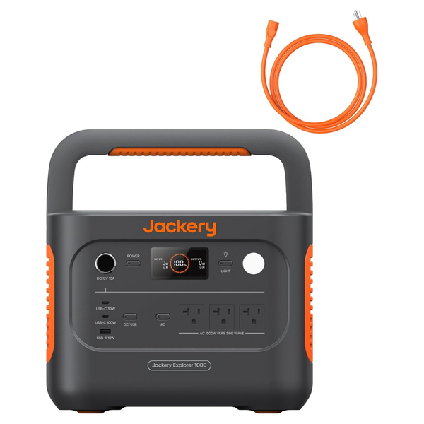 Jackery Explorer 1000 v2 1070Wh Portable Power Station Solar Generator