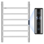 Vevor 6 Bars Wall Mounted Heated Towel Rack