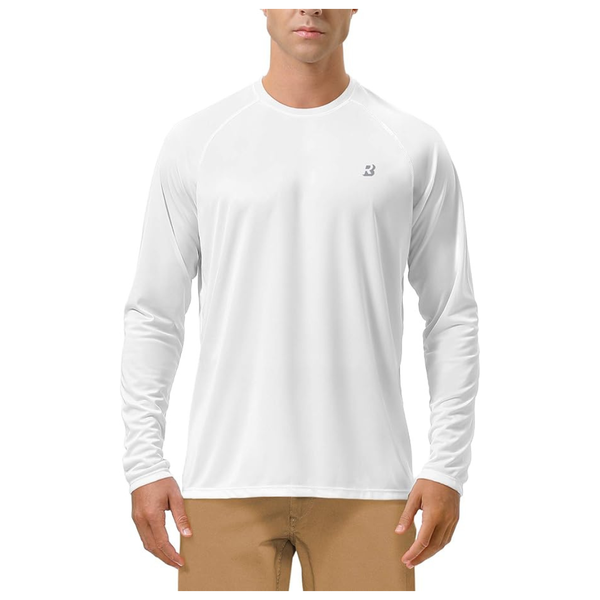 Roadbox Men's UPF 50+ UV Sun Protection Long Sleeve T-Shirts