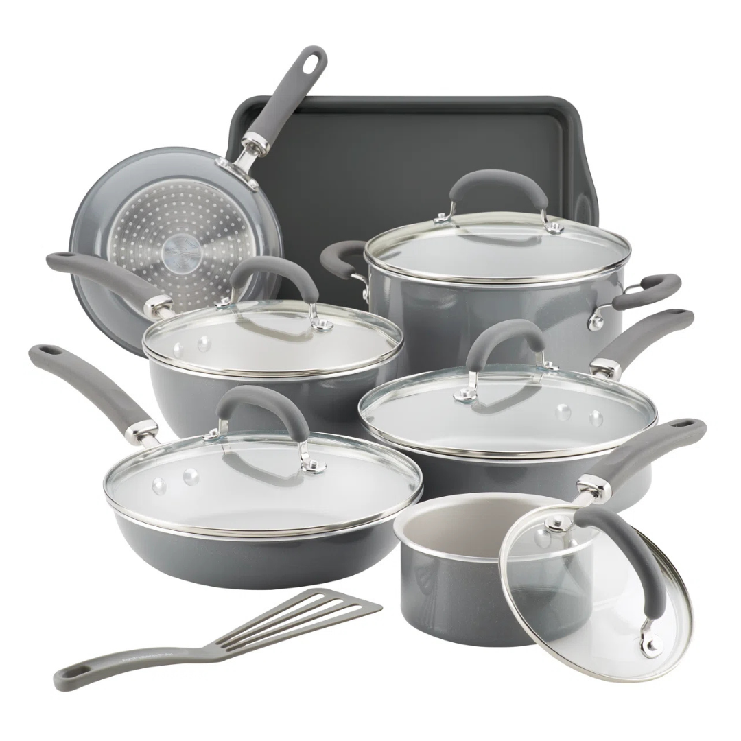 13-Piece Rachael Ray Create Delicious Nonstick Cookware Set