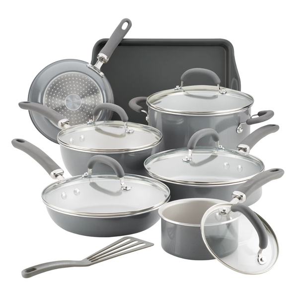 13-Piece Rachael Ray Create Delicious Nonstick Cookware Set
