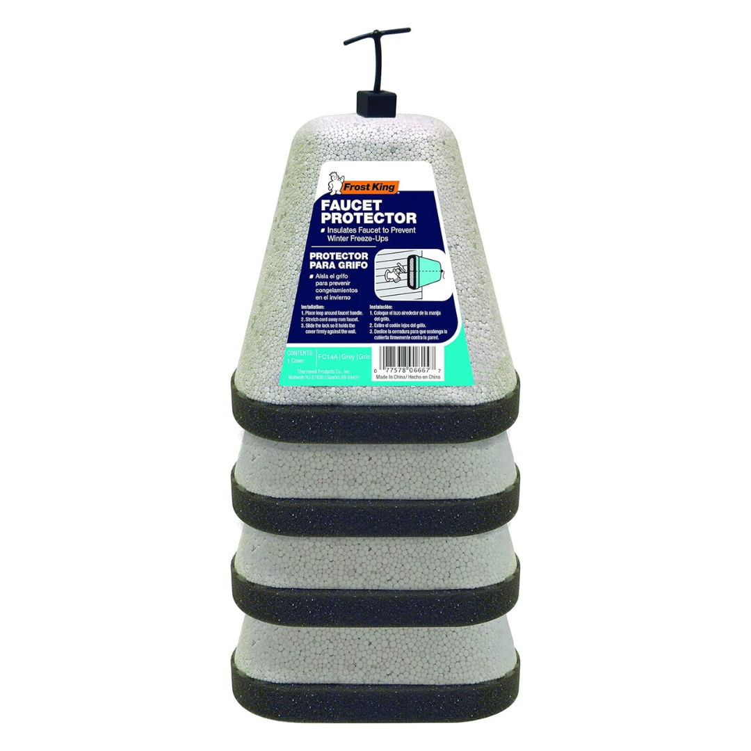 4-Pack Frost King FC14A Foam Faucet Cover