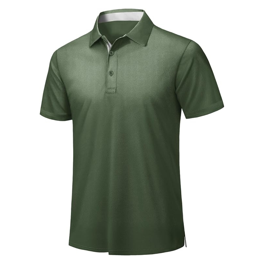 Men's Quick-Dry Short Sleeve Golf Polo Shirt (Various)