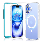 SmartDevil Strong Magnetic MagSafe Case With 2-Pack Screen Protectors