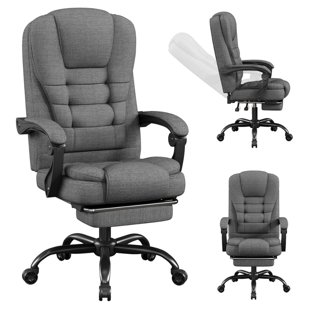 High Back Swivel Gaming Office Executive Chairs W/ Flip-up Armrest