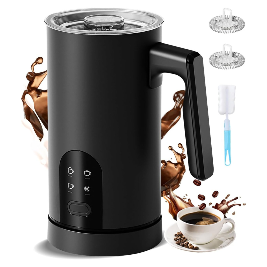 11.8-Oz 4-In-1 Electric Automatic Milk Frother And Steamer