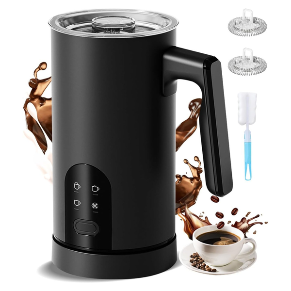 11.8-Oz 4-In-1 Electric Automatic Milk Frother And Steamer
