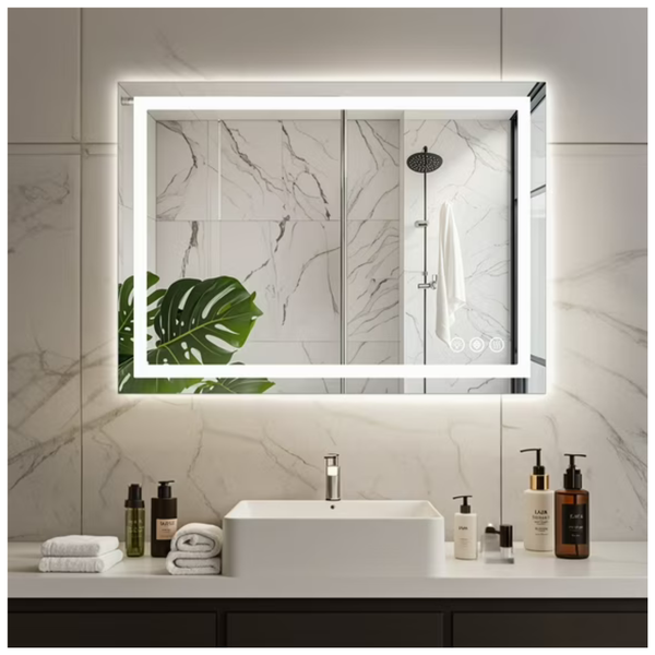 20" x 28" Lighted Anti-Fog LED Bathroom Vanity Mirror