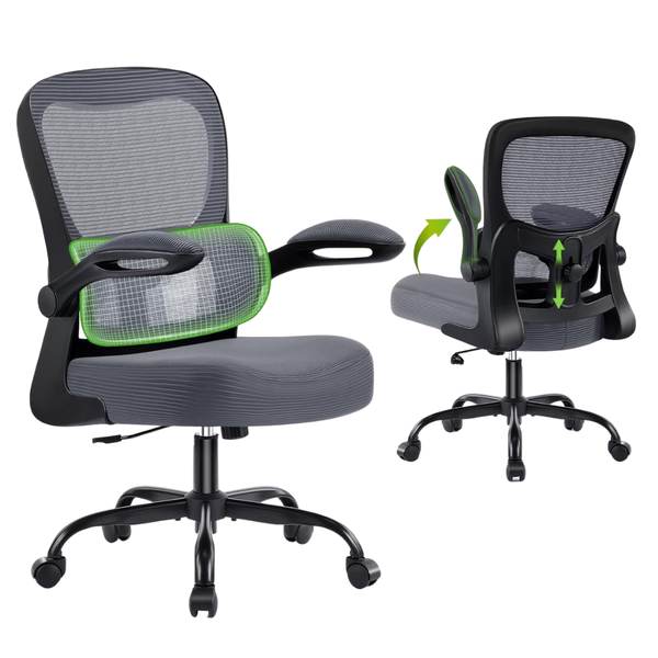 Comfy Ergonomic Desk Chair With Lumbar Support