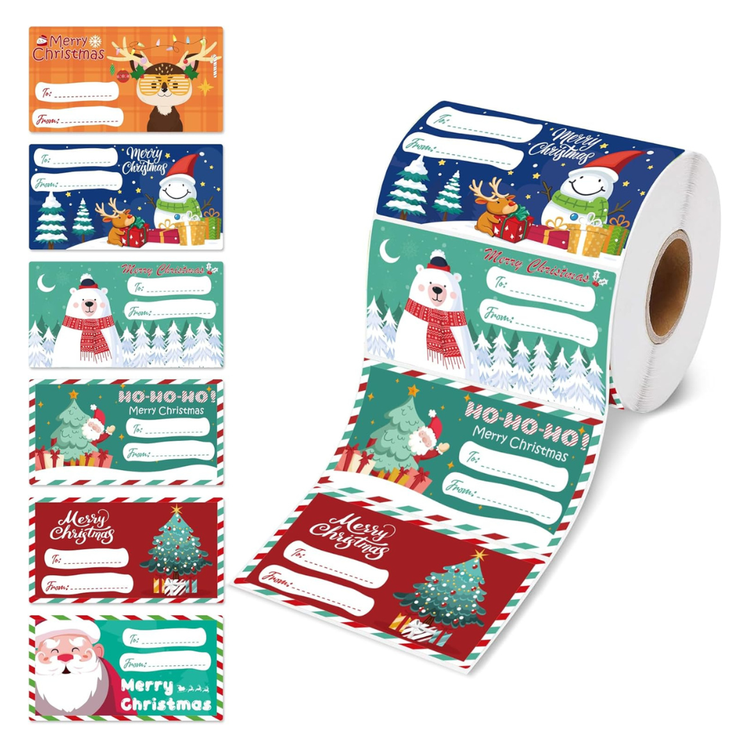 5-Pieces Ohome Christmas Gift Tags