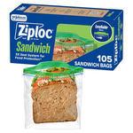 105-Count Ziploc Sandwich Bags