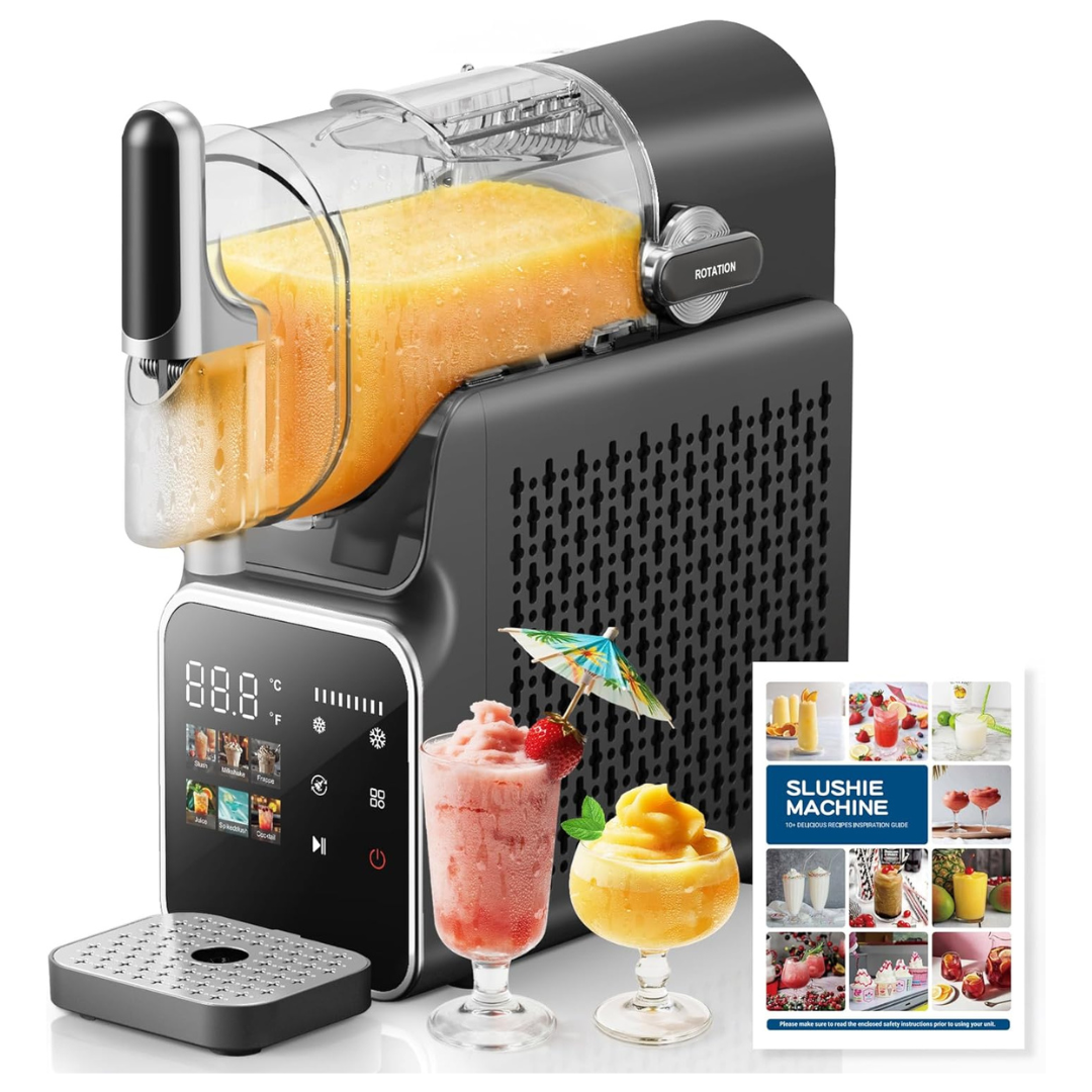 RyRot Touchscreen Frozen Drink Machine & Slushy Maker