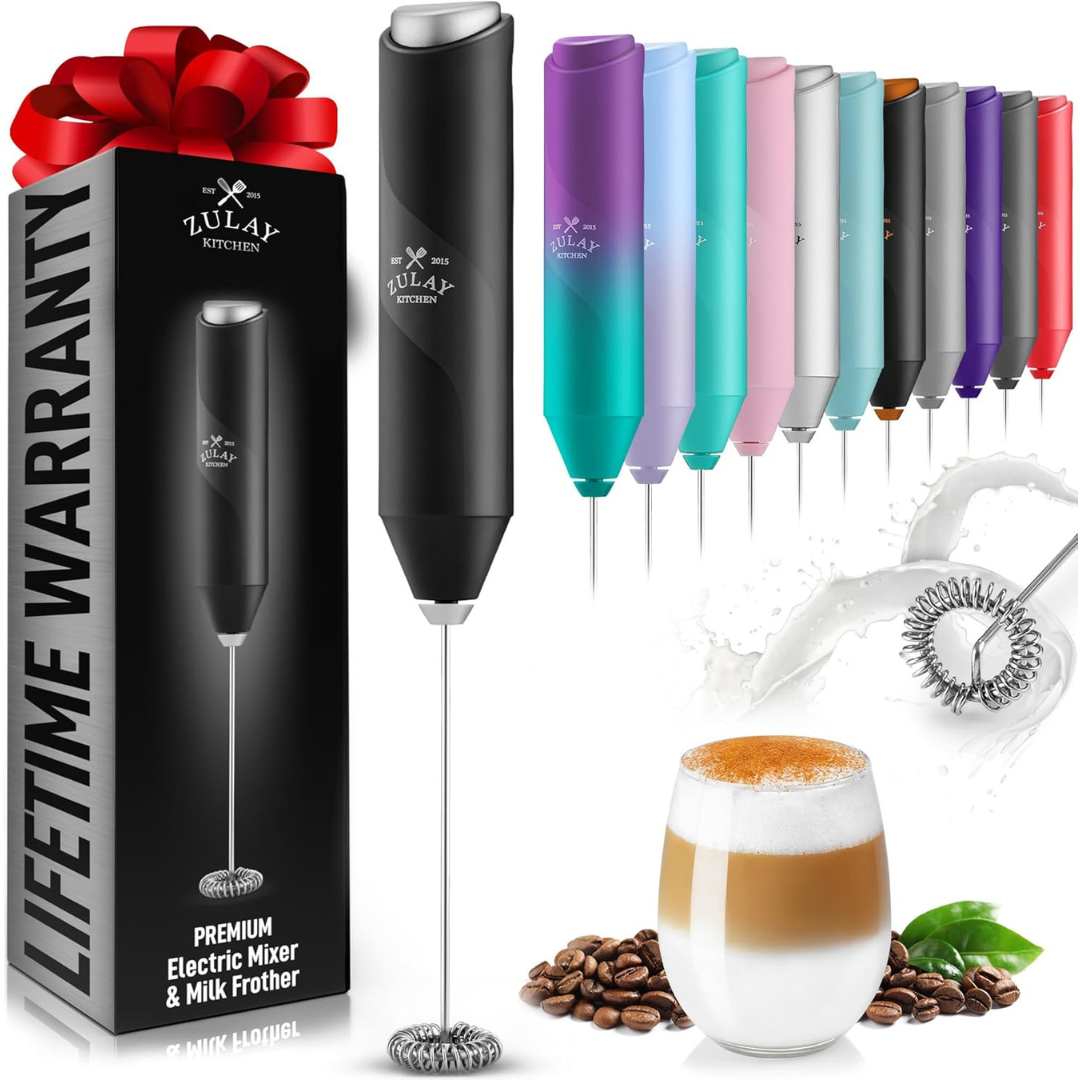 Handheld Stainless Steel Powerful Milk Frother Wand