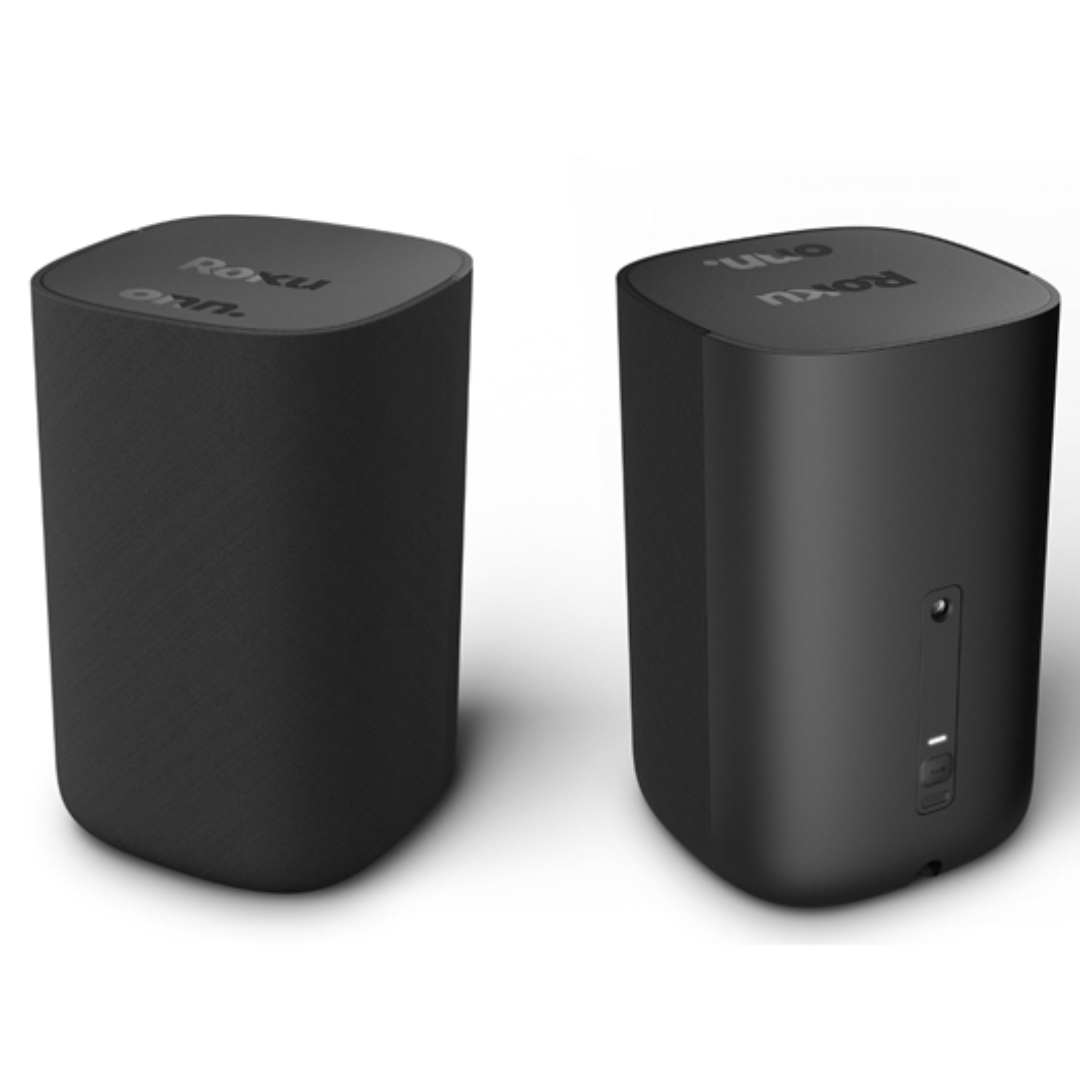 2-Count ONN Roku Wireless Surround Sound Speakers