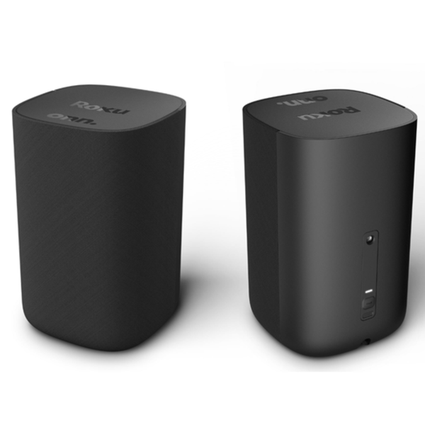 2-Count ONN Roku Wireless Surround Sound Speakers