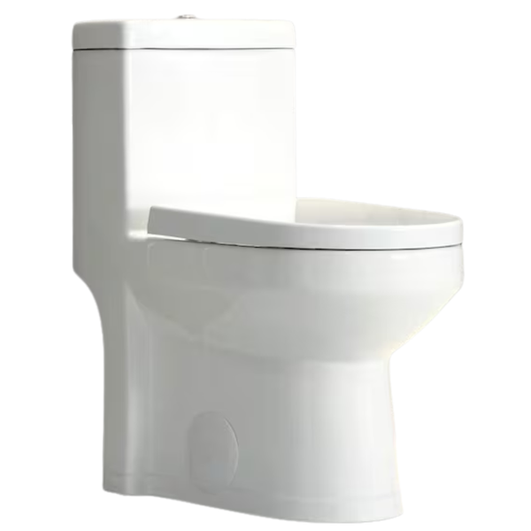 HOROW 0.8/1.28 GPF Dual Flush Round Toilet
