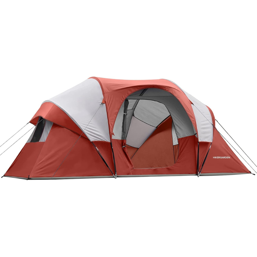 10 Person Portable Easy Set Up Family Camping Tent (14' x 11' x 74" H)