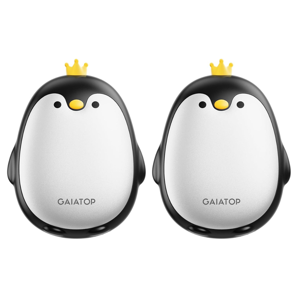 2-Pack Gaiatop Portable Rechargeable Hand Warmer W/ 3 Settings