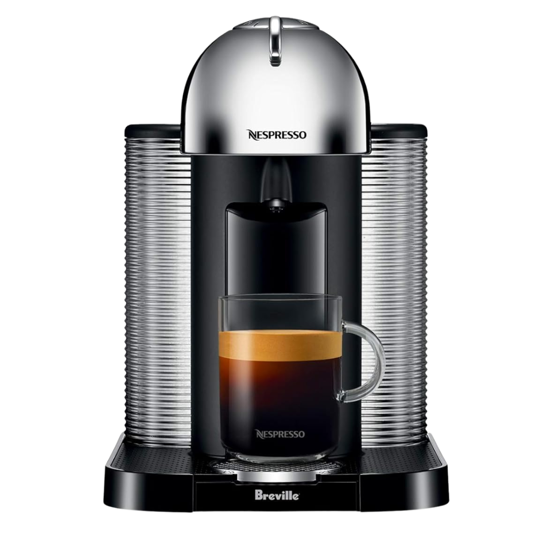 Breville Nespresso Vertuo Coffee Maker And Espresso Machine (Chrome)