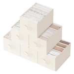 6-Pack Criusia Large Wardrobe Clothes Organizer With Handles