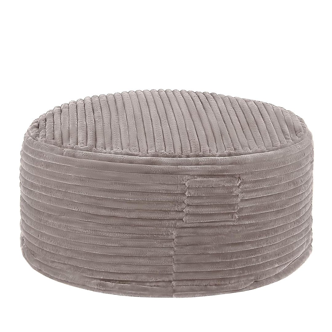 BestRoyal 4ft Memory Foam Bean Bag Chair With Fluffy Cover