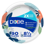 90-Count Dixie 8.5" Light Dinner Disposable Paper Plates
