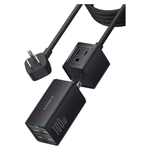 100W Baseus 5 In 1 Travel Power Strip USB-C Charger W/ 5ft Cord