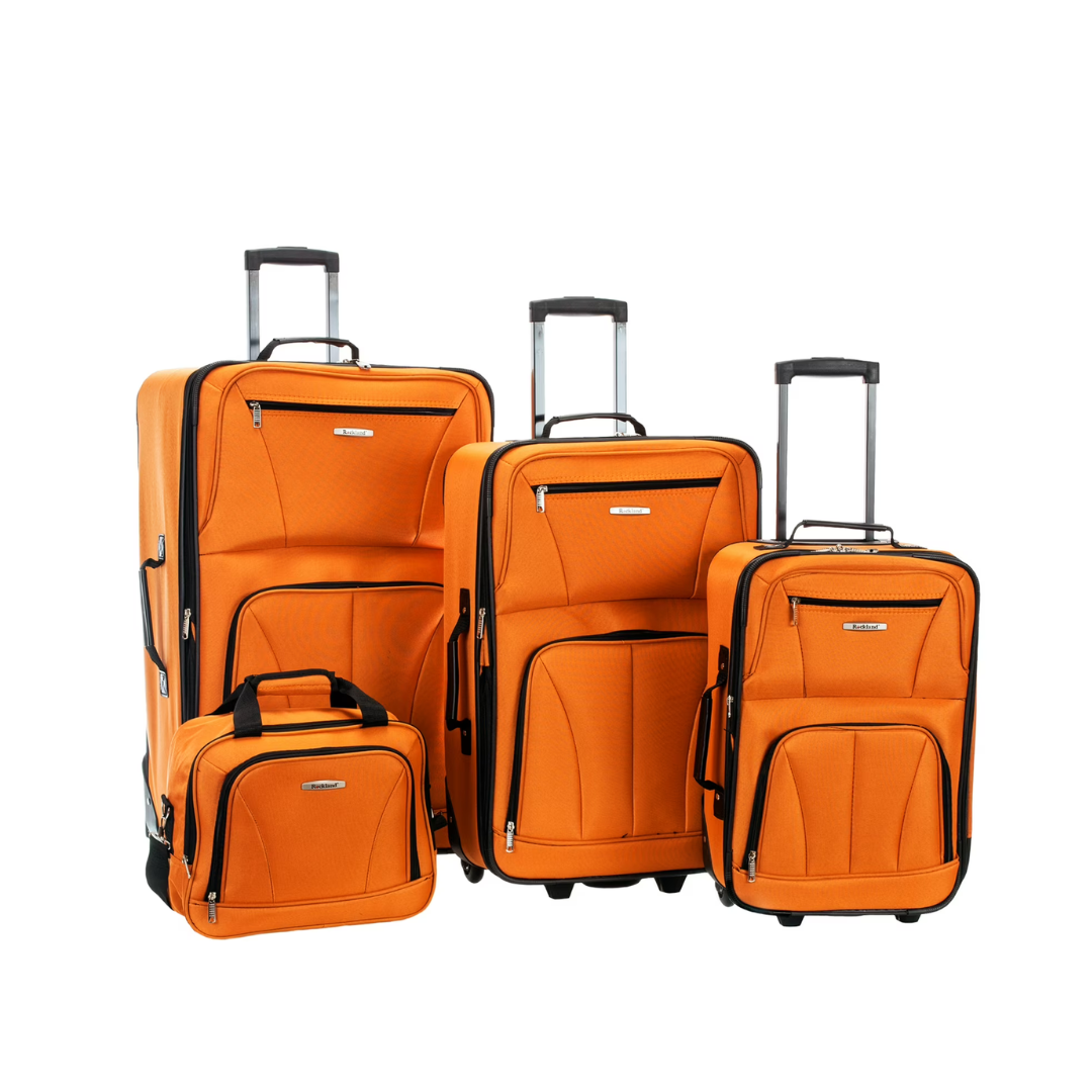 4-Piece Rockland Journey Softside Luggage Set