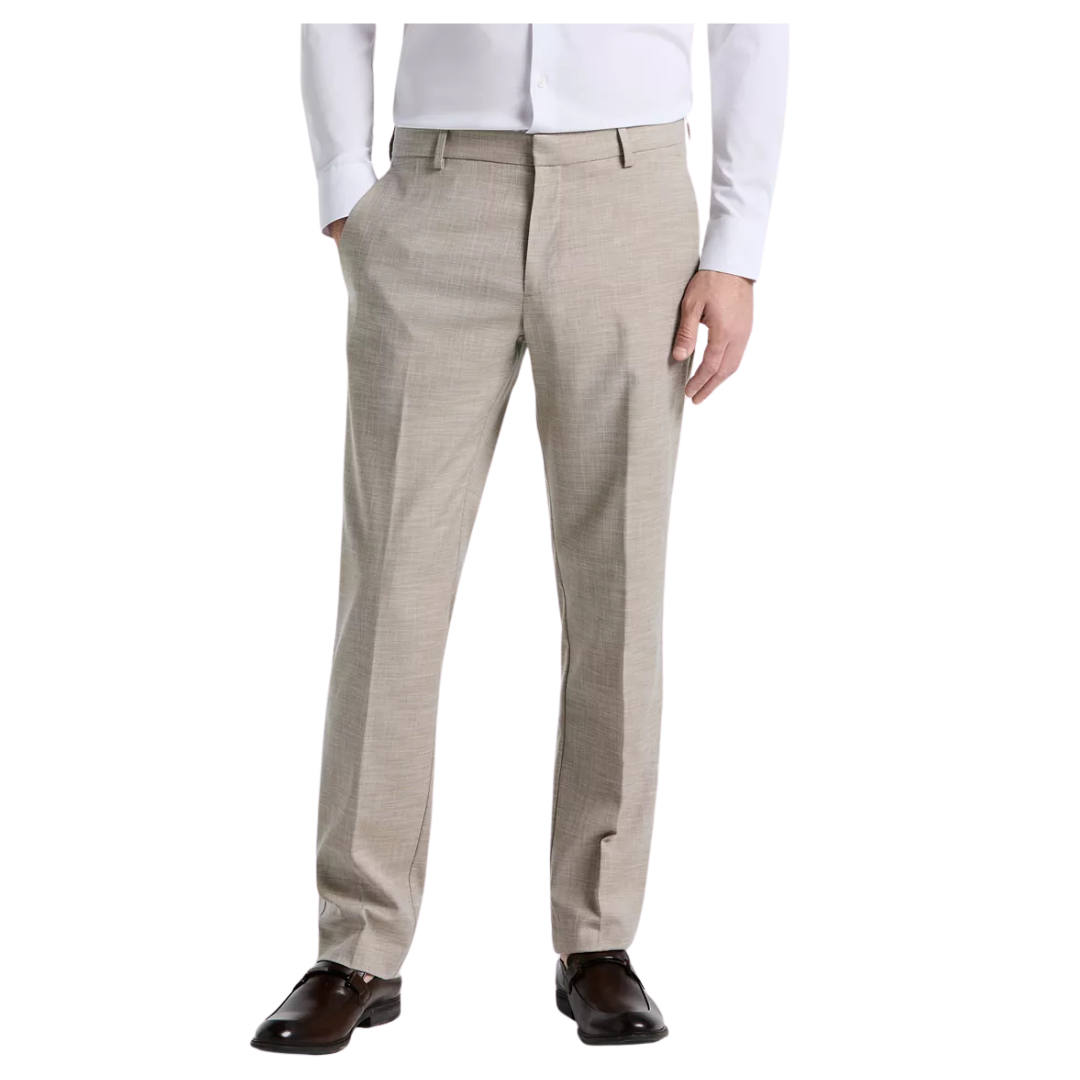 Perry Ellis Portfolio Men's Modern Fit Sharkskin Dress Pants