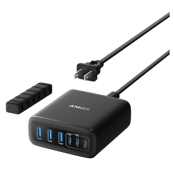 6-Port Anker USB-C / USB-A 112W Max Desktop Charging Station (2 Colors)