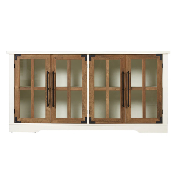 Lark Manor Pfarr 63" W Farmhouse Wood Sideboard