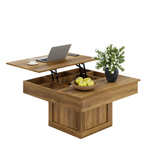 Millwood Pines LED Lift Top Coffee Table With Storage