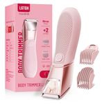 Women's IPX7 Waterproof Bikini Trimmer With Mirror & LED Light