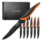 6-Set Jawanfu Razor-Sharp Non-Serrated Steak Knives