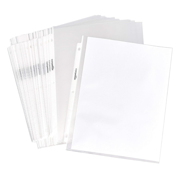 1200-Pack Amazon Basics Sheet Protector Non-Glare