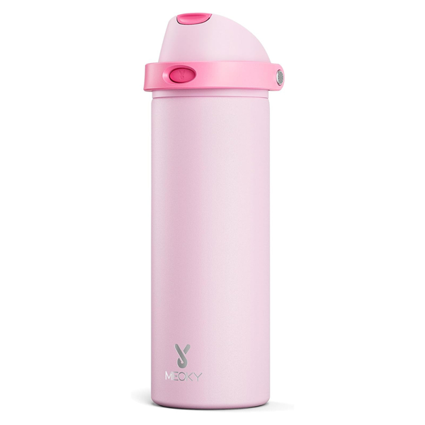 24oz Insulated Stainless Steel Water Bottle With Straw And Spout Lid