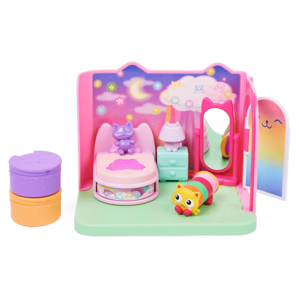 10-Piece Gabbys Sweet Dreams Bedroom Dollhouse Playset W/ Accessories