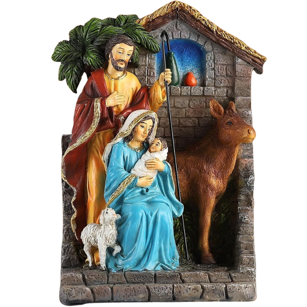 Magicsculp 7.4" Nativity Scene Set With Stable